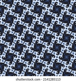 Gorgeous colorful seamless pattern. Art forms, stripes, polygons, segments are grouped and arranged in a certain order. Vector. 