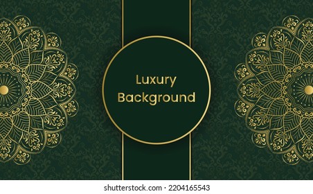 Magnífica tarjeta de bienvenida creativa estilo mandala. Diseño de fondo ornamental de estilo árabe. Invitación, Diwali, India, indio, árabe, damasco, asiático, turco.