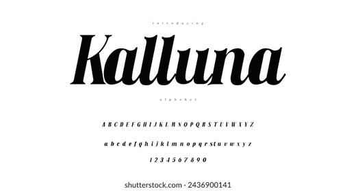 precioso alfabeto de fuentes retro serif elegante
