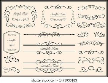 Gorgeous european decoration frame illustration