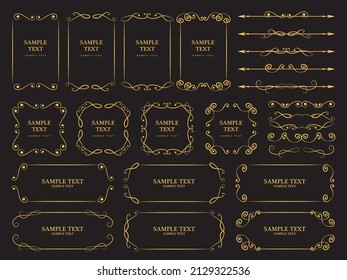 Gorgeous european decoration frame illustration