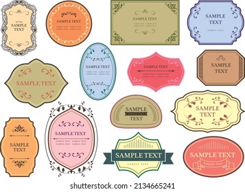 Gorgeous european decoration frame illustration