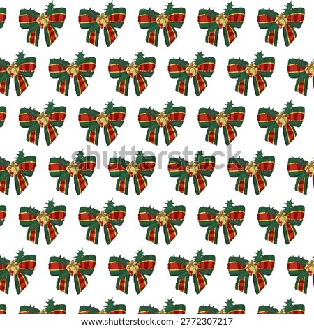 Gorgeous green striped ribbon alignment seamless pattern transparent