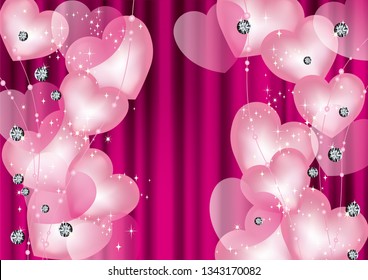 Gorgeous heart background