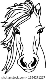 Gorgeous Horse is suitable for t-shirt, laser cutting, sublimation, hobby, cards, invitations, website or crafts projects. Perfect for magazine, news papers, posters, in branding, etc.