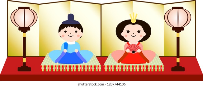 Gorgeous Japanese Hina dolls