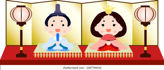 Gorgeous Japanese Hina dolls