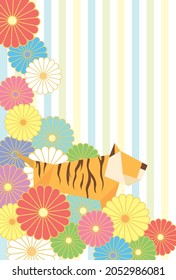 Gorgeous Japanese pattern background. Vector illustration