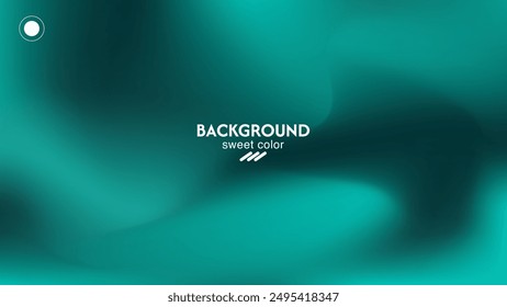 Gorgeous and luxurious green gradient background is used to display product advertisements and website templates