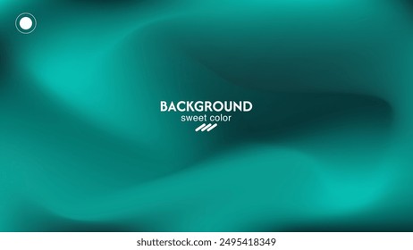 Gorgeous and luxurious green gradient background is used to display product advertisements and website templates