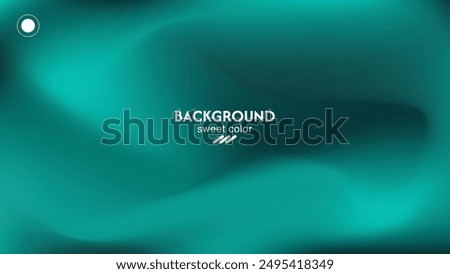 Gorgeous and luxurious green gradient background is used to display product advertisements and website templates