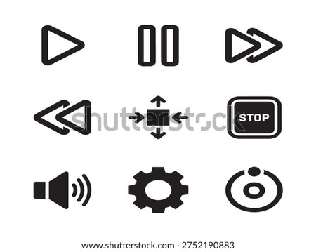 Gorgeous and Modern Video Streaming Platform Icon Design