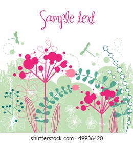 Gorgeous nature theme background with place for your text