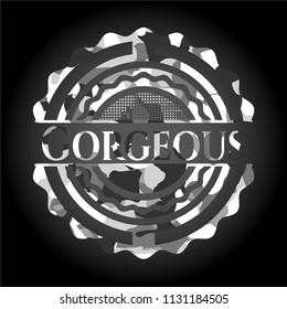 Gorgeous on grey camouflage pattern