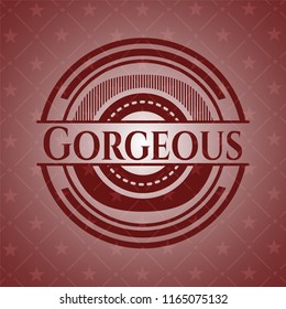 Gorgeous red emblem