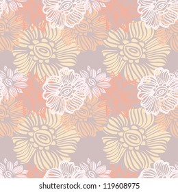 Gorgeous seamless floral background