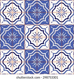 Gorgeous seamless patchwork pattern from colorful Moroccan tiles, ornaments. Can be used for wallpaper, pattern fills, web page background,surface textures. 