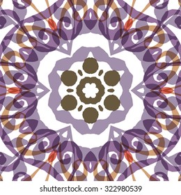 Gorgeous seamless patchwork pattern. Colorful floral ornament tiles. For different design uses, as wallpaper, pattern fills, web page background, surface texturesm for print and dalle production.