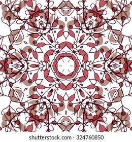 Gorgeous seamless patchwork pattern. Colorful floral ornament tiles. For different design uses, as wallpaper, pattern fills, web page background, surface textures for print and dalle production.