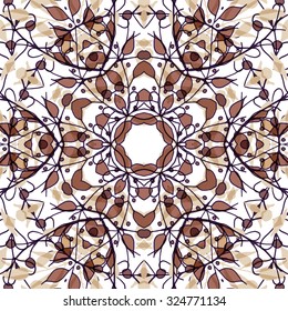 Gorgeous seamless patchwork pattern. Colorful floral ornament tiles. For different design uses, as wallpaper, pattern fills, web page background, surface textures for print and dalle production.