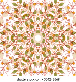 Gorgeous seamless patchwork pattern. Colorful floral ornament tiles. For different design uses, as wallpaper, pattern fills, web page background, surface textures for print and dalle production.