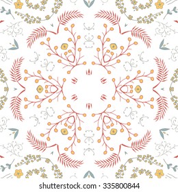 Gorgeous seamless patchwork pattern. Colorful floral ornament tiles. For different design uses, as wallpaper, pattern fills, web page background, surface textures for print and dalle production.