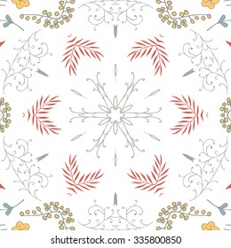 Gorgeous seamless patchwork pattern. Colorful floral ornament tiles. For different design uses, as wallpaper, pattern fills, web page background, surface textures for print and dalle production.