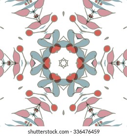 Gorgeous seamless patchwork pattern. Colorful floral ornament tiles. For different design uses, as wallpaper, pattern fills, web page background, surface textures for print and dalle production.