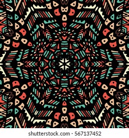 Gorgeous seamless patchwork patterns. Colorful floral ornament tiles. For different design uses, for print and dalle.