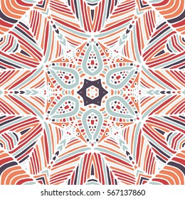 Gorgeous seamless patchwork patterns. Colorful floral ornament tiles. For different design uses, for print and dalle.