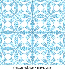
Herrliches, nahtloses Muster süßer Schneeflocken auf weißem Hintergrund. Winterelemente in einem flachen Stil für Karten, Wickelpapier, Stoff, Tapete und mehr. Stock-Vektorgrafik für Design