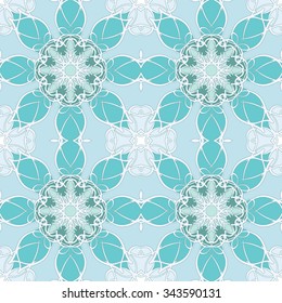 Gorgeous seamless pattern from Moroccan, Portuguese tiles, Azulejo, ornaments. Can be used for wallpaper, pattern fills, web page background,surface textures.