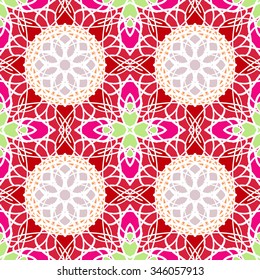 Gorgeous seamless pattern from Moroccan, Portuguese tiles, Azulejo, ornaments. Can be used for wallpaper, pattern fills, web page background,surface textures