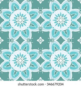 Gorgeous seamless pattern from Moroccan, Portuguese tiles, Azulejo, ornaments. Can be used for wallpaper, pattern fills, web page background,surface textures.