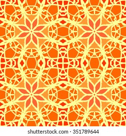 Gorgeous seamless pattern from Moroccan, Portuguese tiles, Azulejo, ornaments. Can be used for wallpaper, pattern fills, web page background,surface textures