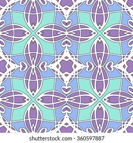 Gorgeous seamless pattern from Moroccan, Portuguese tiles, Azulejo, ornaments. Can be used for wallpaper, pattern fills, web page background,surface textures.