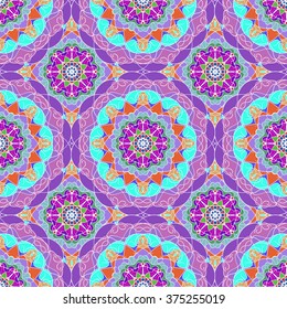 Gorgeous seamless pattern from Moroccan, Portuguese tiles, Azulejo, ornaments. Can be used for wallpaper, pattern fills, web page background,surface textures.