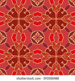 Gorgeous seamless pattern from Moroccan, Portuguese tiles, Azulejo, ornaments. Can be used for wallpaper, pattern fills, web page background,surface textures.