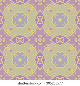Gorgeous seamless pattern from Moroccan, Portuguese tiles, Azulejo, ornaments. Can be used for wallpaper, pattern fills, web page background,surface textures.