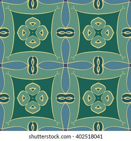 Gorgeous seamless pattern from Moroccan, Portuguese tiles, Azulejo, ornaments. Can be used for wallpaper, pattern fills, web page background,surface textures.