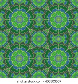 Gorgeous seamless pattern from Moroccan, Portuguese tiles, Azulejo, ornaments. Can be used for wallpaper, pattern fills, web page background,surface textures.