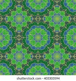 Gorgeous seamless pattern from Moroccan, Portuguese tiles, Azulejo, ornaments. Can be used for wallpaper, pattern fills, web page background,surface textures.