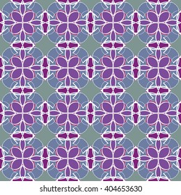 Gorgeous seamless pattern from Moroccan, Portuguese tiles, Azulejo, ornaments. Can be used for wallpaper, pattern fills, web page background,surface textures.