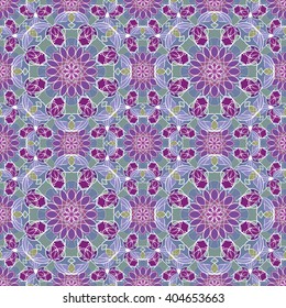 Gorgeous seamless pattern from Moroccan, Portuguese tiles, Azulejo, ornaments. Can be used for wallpaper, pattern fills, web page background,surface textures.