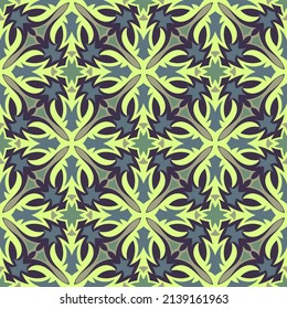 Gorgeous seamless pattern. Overlapping art forms, stripes, polygons, segments are grouped and arranged in a certain order. Vector. 