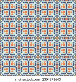 Gorgeous seamless pattern. Overlapping art forms, stripes, polygons, segments are grouped and arranged in a certain order. Vector. 