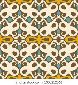 Gorgeous shapes background. Seamless pattern.Vector. 