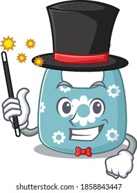 A gorgeous smart Magician of baby apron cartoon design style