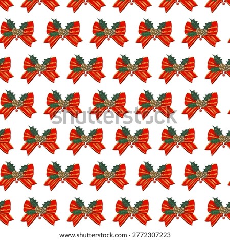 Gorgeous striped ribbon and pinecone seamless pattern background transparent