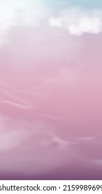 Gorgeous Sunset twilight with pastel sky in Pink, Purple,Blue sky,Vertical Dramatic dusk sky landscape in evening,Vector sweetness natural banner background of sunrise or sunlight for four seasons